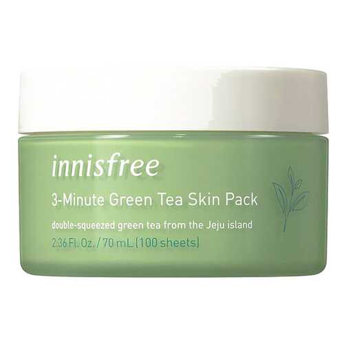 Маска для лица Innisfree 3-Minute Green Tea Skin Pack 70 мл в Магнит Косметик