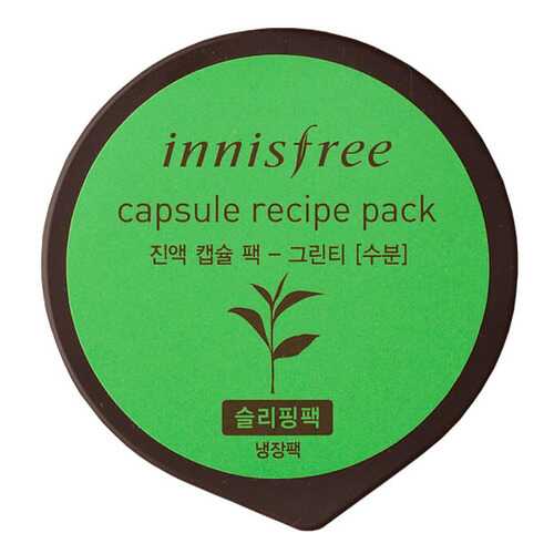 Маска для лица Innisfree Capsule Recipe Night Pack - Green Tea 10 мл в Магнит Косметик