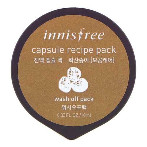 Маска для лица Innisfree Capsule Recipe Pack Volcanic Cluster 10 мл в Магнит Косметик