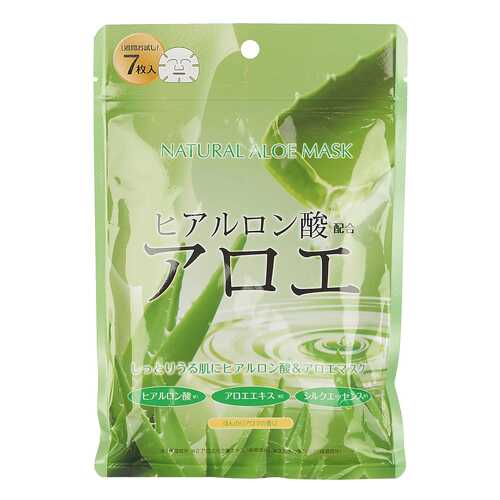 Маска для лица Japan Gals с экстрактом алоэ 7 шт в Магнит Косметик