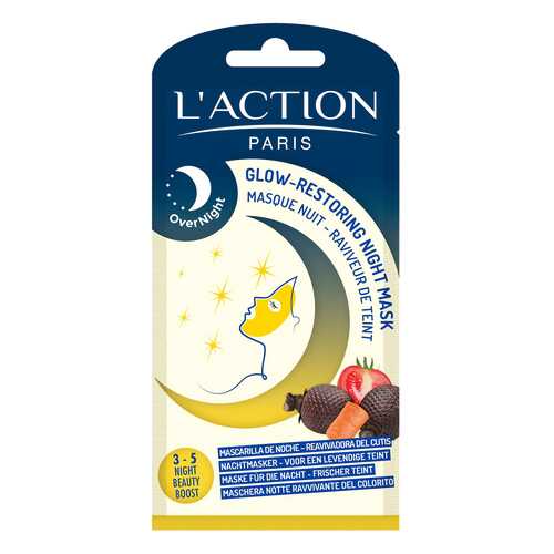 Маска для лица L'Action Glow-Restoring Night Mask 12 г в Магнит Косметик