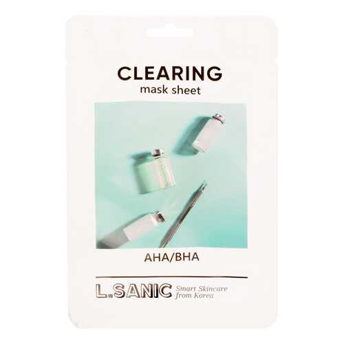 Маска для лица L.SANIC AHA/BHA Clearing Mask Sheet 25 мл в Магнит Косметик