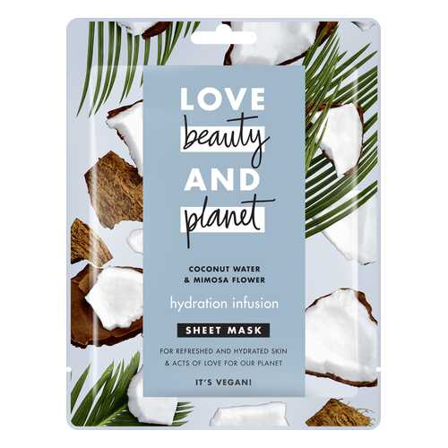 Маска для лица Love Beauty&Planet Волна увлажнения 1 шт в Магнит Косметик