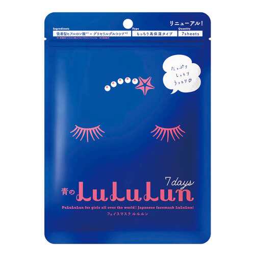 Маска для лица Lululun Face Blue 130 г x 7 шт в Магнит Косметик