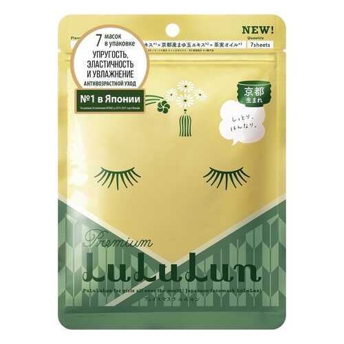Маска для лица LuLuLun Premium Face Mask Tea Flower, 7 шт х 130 г в Магнит Косметик