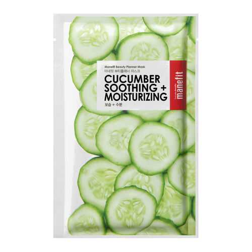 Маска для лица Manefit Beauty Planner Cucumber Soothing And Moisturizing Mask 20 мл в Магнит Косметик