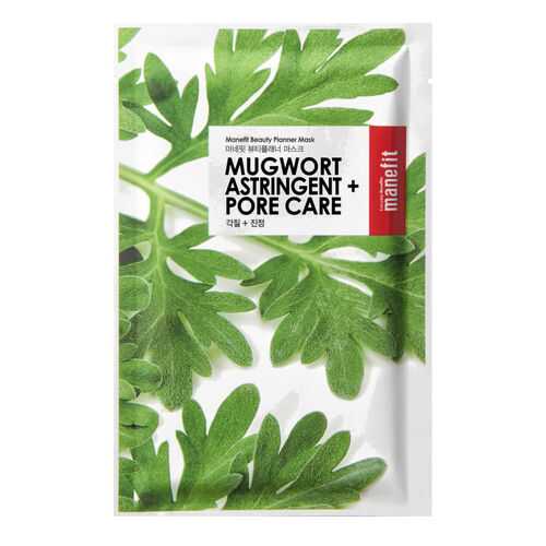 Маска для лица Manefit Beauty Planner Mugwort Astringent And Pore Care Mask 20 мл в Магнит Косметик