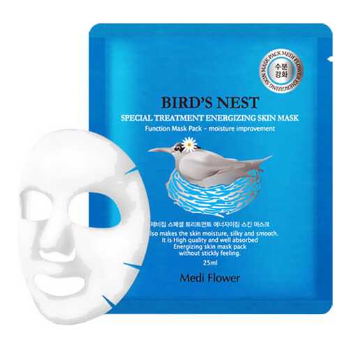 Маска для лица Medi Flower Special Treatment Energizing Skin Mask Bird’s Nest 25 мл в Магнит Косметик