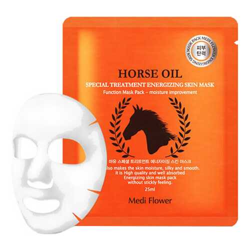 Маска для лица Medi Flower Special Treatment Energizing Skin Mask Horse Oil 25 мл в Магнит Косметик