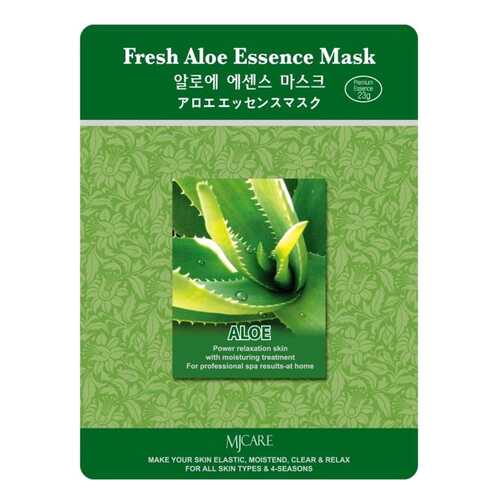 Маска для лица Mijin Fresh Aloe Essence Mask 23 г в Магнит Косметик