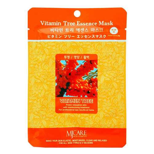 Маска для лица Mijin MJCare Vitamin Tree Essence 23 г в Магнит Косметик