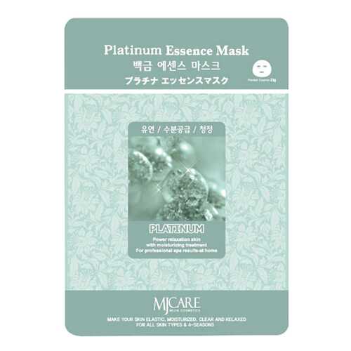 Маска для лица Mijin Platinum Essence Mask 23 г в Магнит Косметик