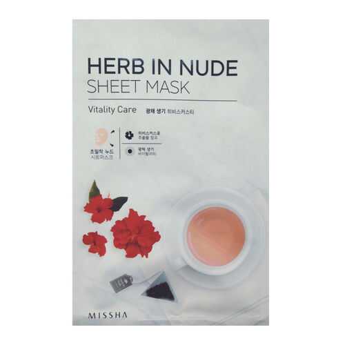 Маска для лица Missha Herb In Nude Sheet Mask Vitality Care 23 г в Магнит Косметик