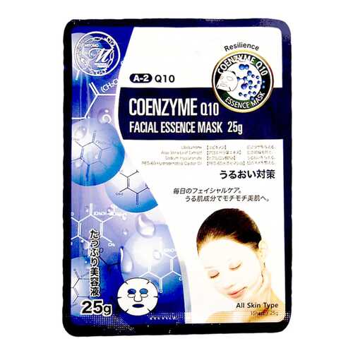 Маска для лица Mitomo Natural 512 Coenzyme Q10 25 г в Магнит Косметик