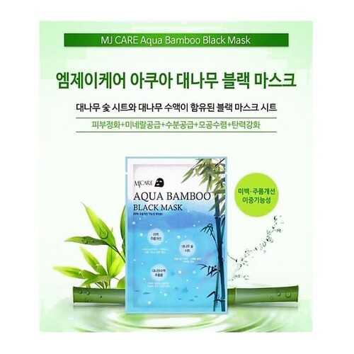 Маска для лица MJ CARE Aqua Bamboo Black Mask 25 г в Магнит Косметик