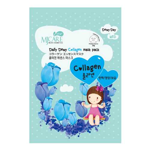 Маска для лица MJ CARE Daily Dewy Collagen Mask Pack 25 г в Магнит Косметик