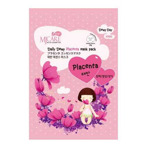 Маска для лица MJ CARE Daily Dewy Placenta Mask Pack 25 г в Магнит Косметик