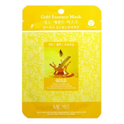 Маска для лица MJ CARE Gold Essence Mask 23 г в Магнит Косметик