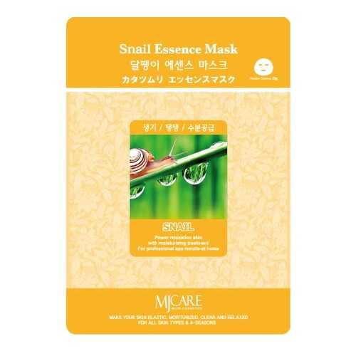 Маска для лица MJ CARE Snail essence Mask 23 г в Магнит Косметик