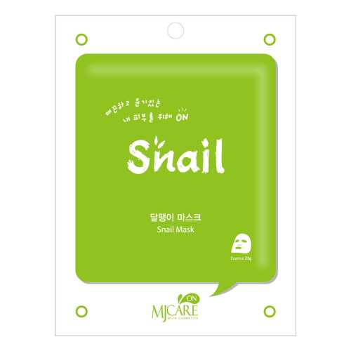 Маска для лица MJ CARE Snail Mask 22 г в Магнит Косметик