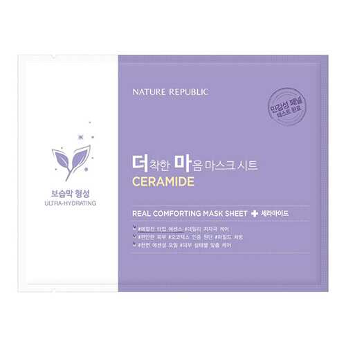 Маска для лица Nature Republic Real Comforting Mask Sheet Ceramide 24 г в Магнит Косметик