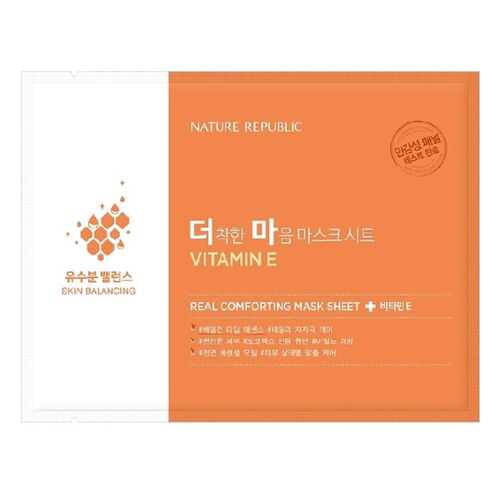 Маска для лица Nature Republic Real Comforting Mask Sheet (Vitamin E) 24 г в Магнит Косметик