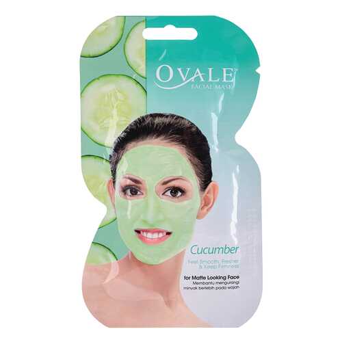 Маска для лица Ovale Cucumber 15 г в Магнит Косметик