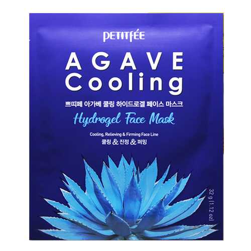 Маска для лица Petitfee Agave Cooling Hydrogel Face 32 мл в Магнит Косметик