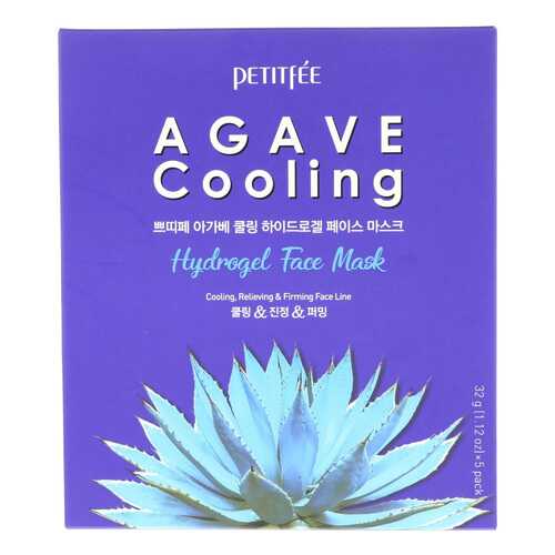 Маска для лица Petitfee Agave Cooling Hydrogel Face Mask 5x32 г в Магнит Косметик