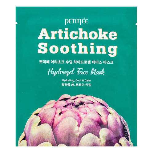 Маска для лица Petitfee Artichoke Soothing Hydrogel Face Mask с экстрактом артишока в Магнит Косметик