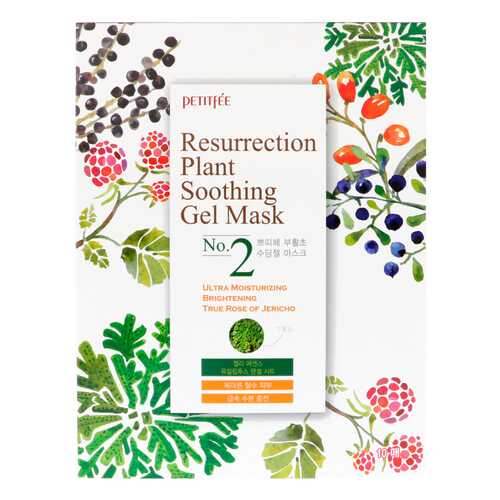 Маска для лица Petitfee Resurrection Plant Soothing Gel Mask 30 г в Магнит Косметик