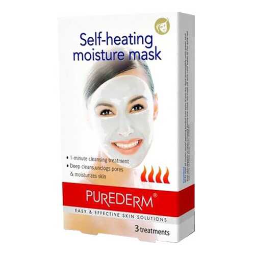 Маска для лица Purederm Самонагревающаяся Увлажняющая 18,6 г в Магнит Косметик