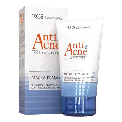 Маска для лица RCS Anti Acne для жирной и проблемной кожи лица 150 мл в Магнит Косметик