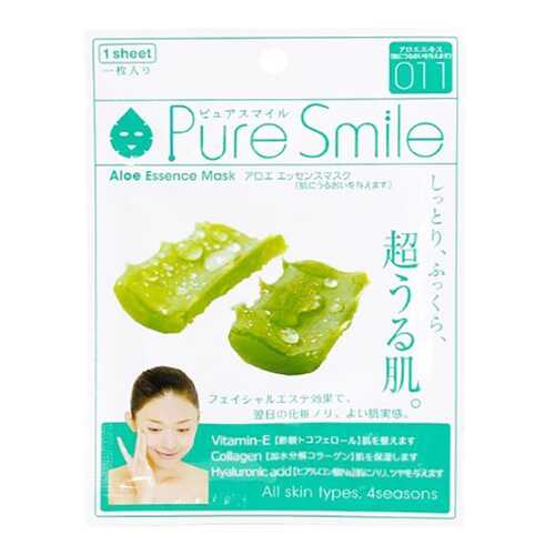Маска для лица SUNSMILE Pure Smile Essence Mask Aloe 23 мл в Магнит Косметик