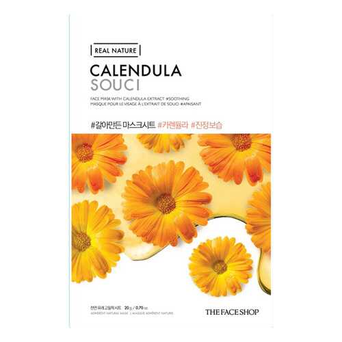 Маска для лица The Face Shop Real Nature Calendula Face Mask 20 г в Магнит Косметик