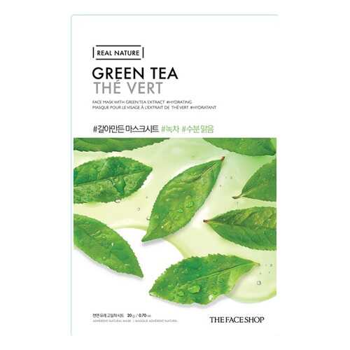 Маска для лица The Face Shop Real Nature Green Tea Face Mask 20 г в Магнит Косметик