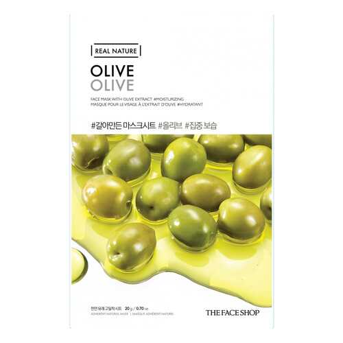 Маска для лица The Face Shop Real Nature Olive Face Mask 20 г в Магнит Косметик