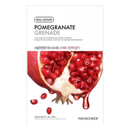 Маска для лица The Face Shop Real Nature Pomegranate Face Mask 20 г в Магнит Косметик