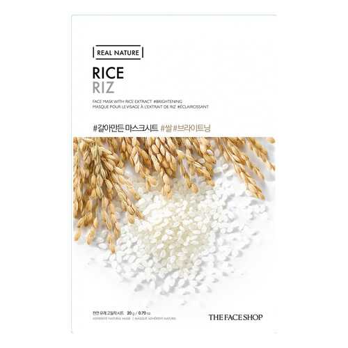Маска для лица The Face Shop Real Nature Rice Face Mask 20 г в Магнит Косметик