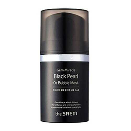 Маска для лица THE SAEM Gem Miracle Black Pearl O2 Bubble Mask 50 гр в Магнит Косметик