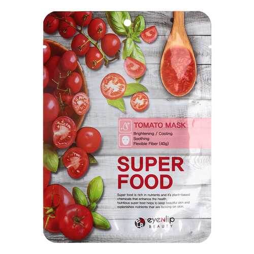 Маска для лица тканевая EYENLIP SUPER FOOD TOMATO MASK 23мл в Магнит Косметик