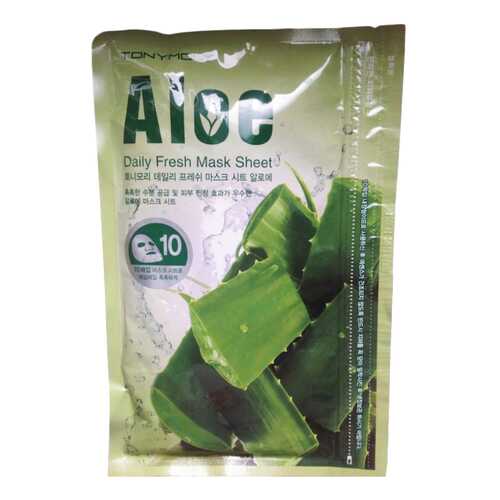 Маска для лица Tony Moly Daily Fresh Aloe Mask 15 мл+10 шт в Магнит Косметик