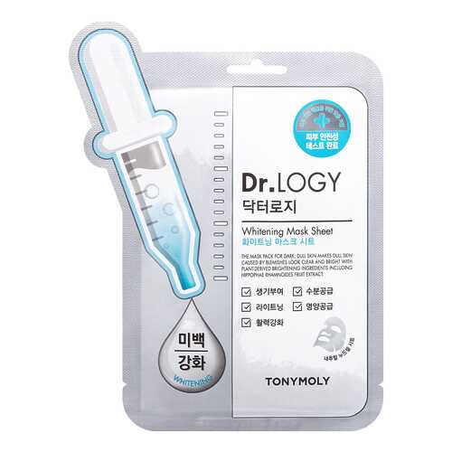 Маска для лица Tony Moly Dr. Logy Whitening Mask Sheet 23 г в Магнит Косметик