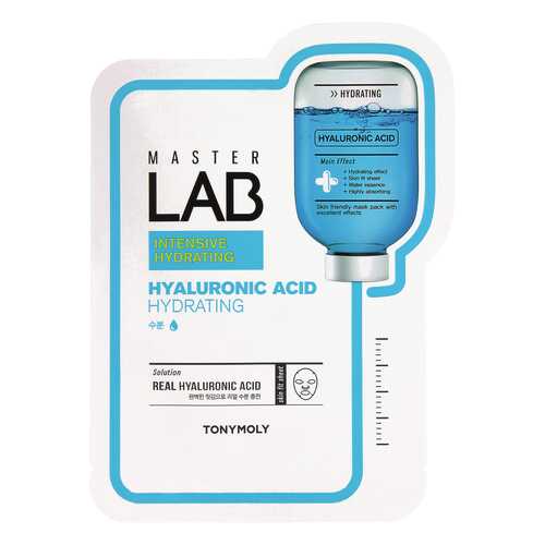 Маска для лица Tony Moly Master Lab Hyaluronic Acid Mask 18 мл в Магнит Косметик