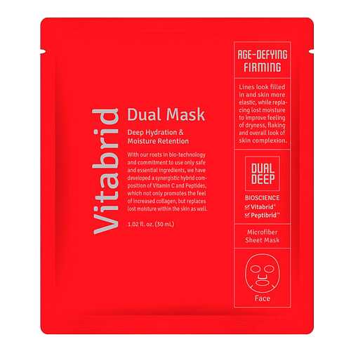 Маска для лица Vitabrid C12 Dual Mask Age-defying & Firming 30 мл в Магнит Косметик