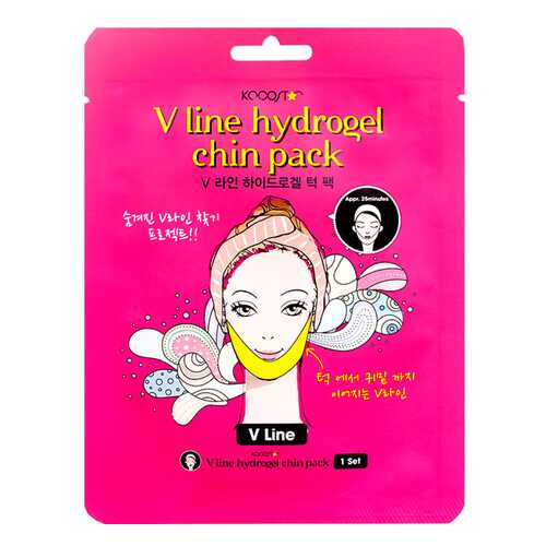 Маска для подбородка Kocostar V Line Hydrogel Chin Pack 9 г в Магнит Косметик