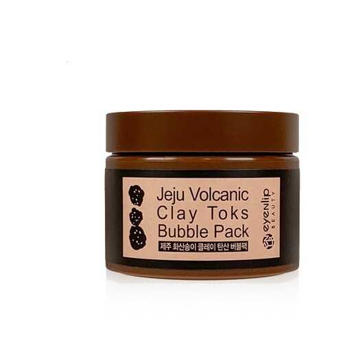 Маска очищающая с вулканической глиной JEJU VOLCANIC CLAY TOKS BUBBLE PACK 100мл в Магнит Косметик