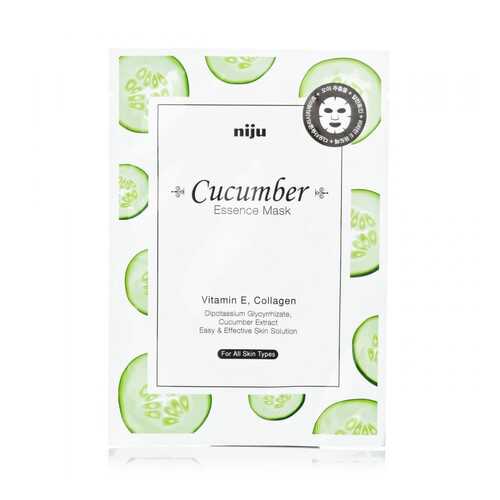 Маска тканевая для лица Огуречная / Cucumber Essence Mask 10 шт в Магнит Косметик