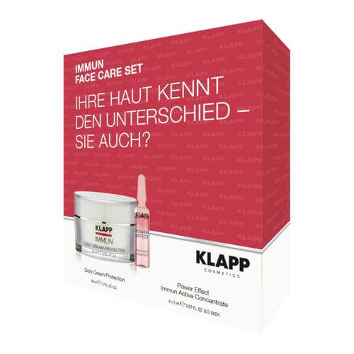 Набор косметики для лица Klapp Immun Face Care Set 2018 в Магнит Косметик