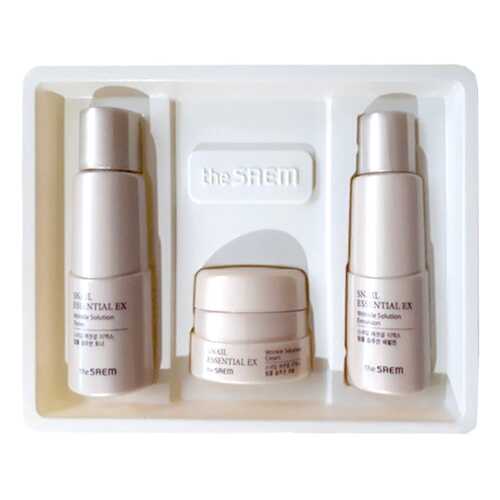 Набор уходовый THE SAEM Snail Essential EX Wrinkle Solution Special Gift 3 Set 31мл*2/10мл в Магнит Косметик